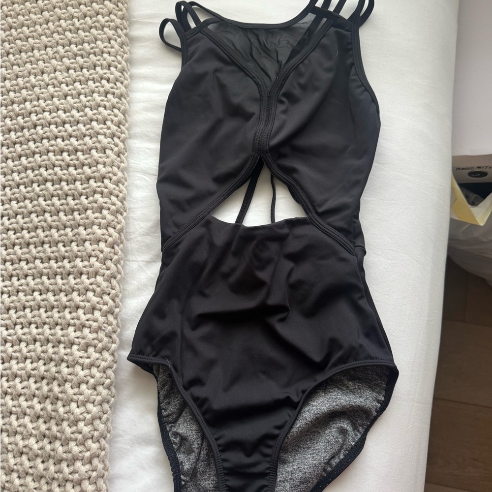 Fivedancewear Black Leotard